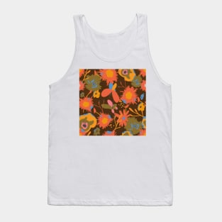 Flower Love pattern Tank Top